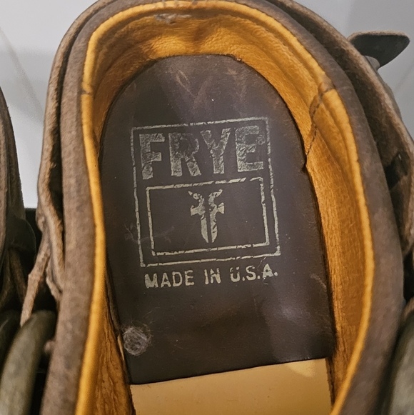 Frye Women's Brown Leather Mule Clog Boots 10 EUC - Picture 2 of 7